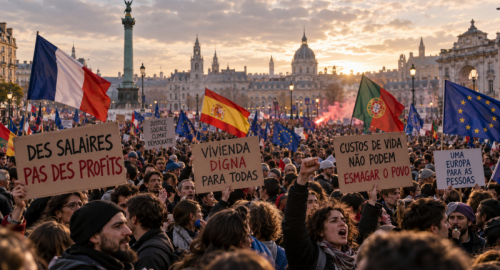 Proteste in Europa: Francia, Spagna e le piazze contro il caro vita